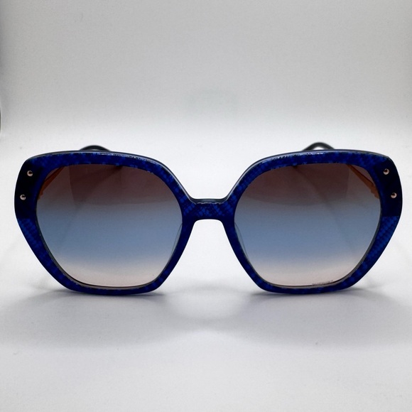 MISSONI - Rose Gold and blue frame sunglasses - NWT - 56-18-145 - giftable - Picture 2 of 12